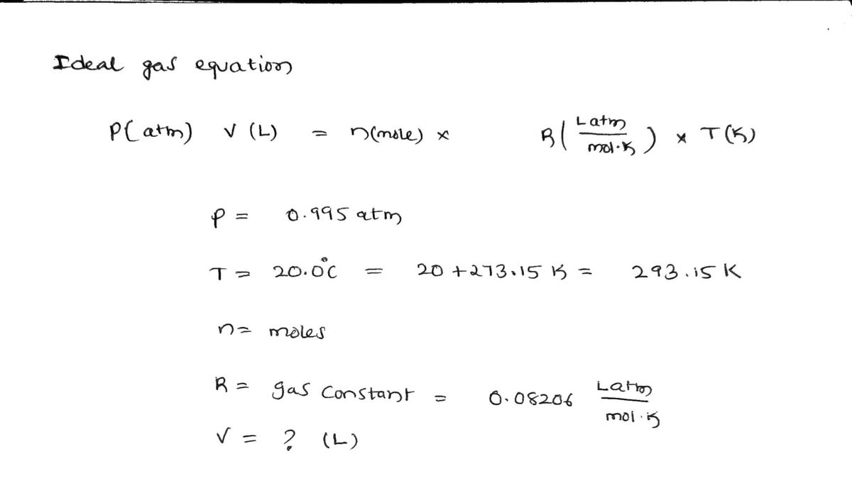 Chemistry homework question answer, step 1, image 1